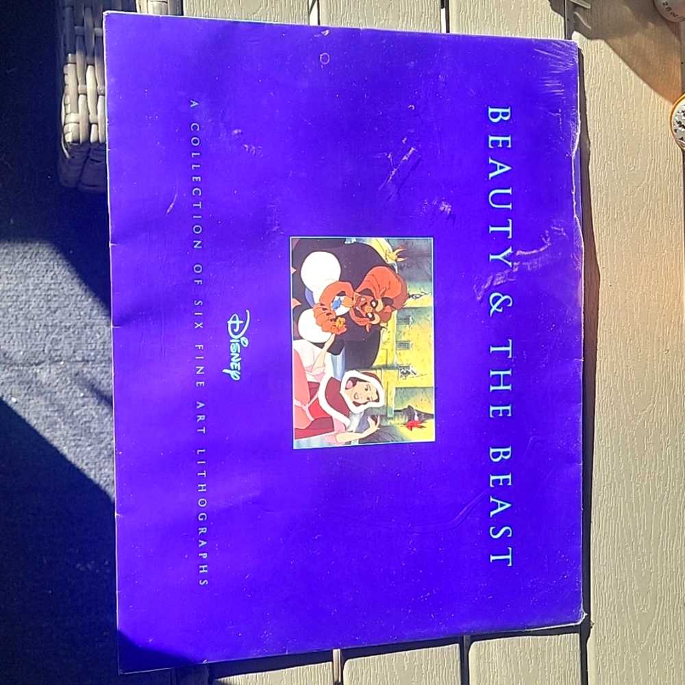 Disney's Beauty And The Beast Fine Art Lithograph Collection Set Of Six